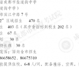 盐道街中学2025年高中的招生计划是多少？