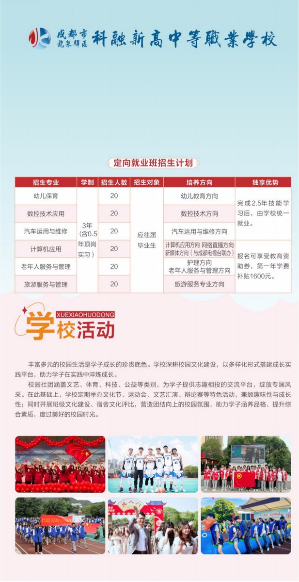 专业方向与班型