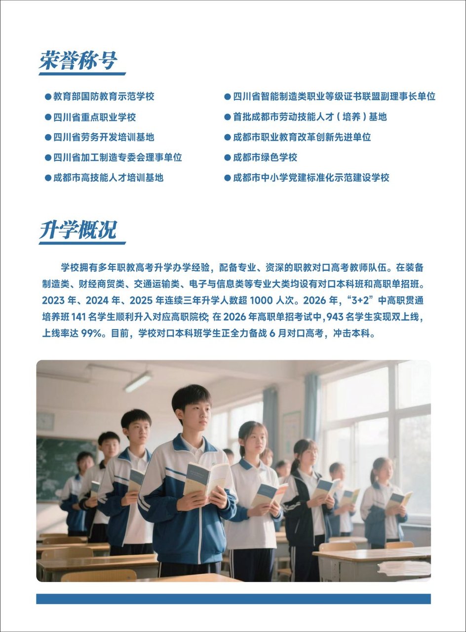 荣誉称号与升学概况
